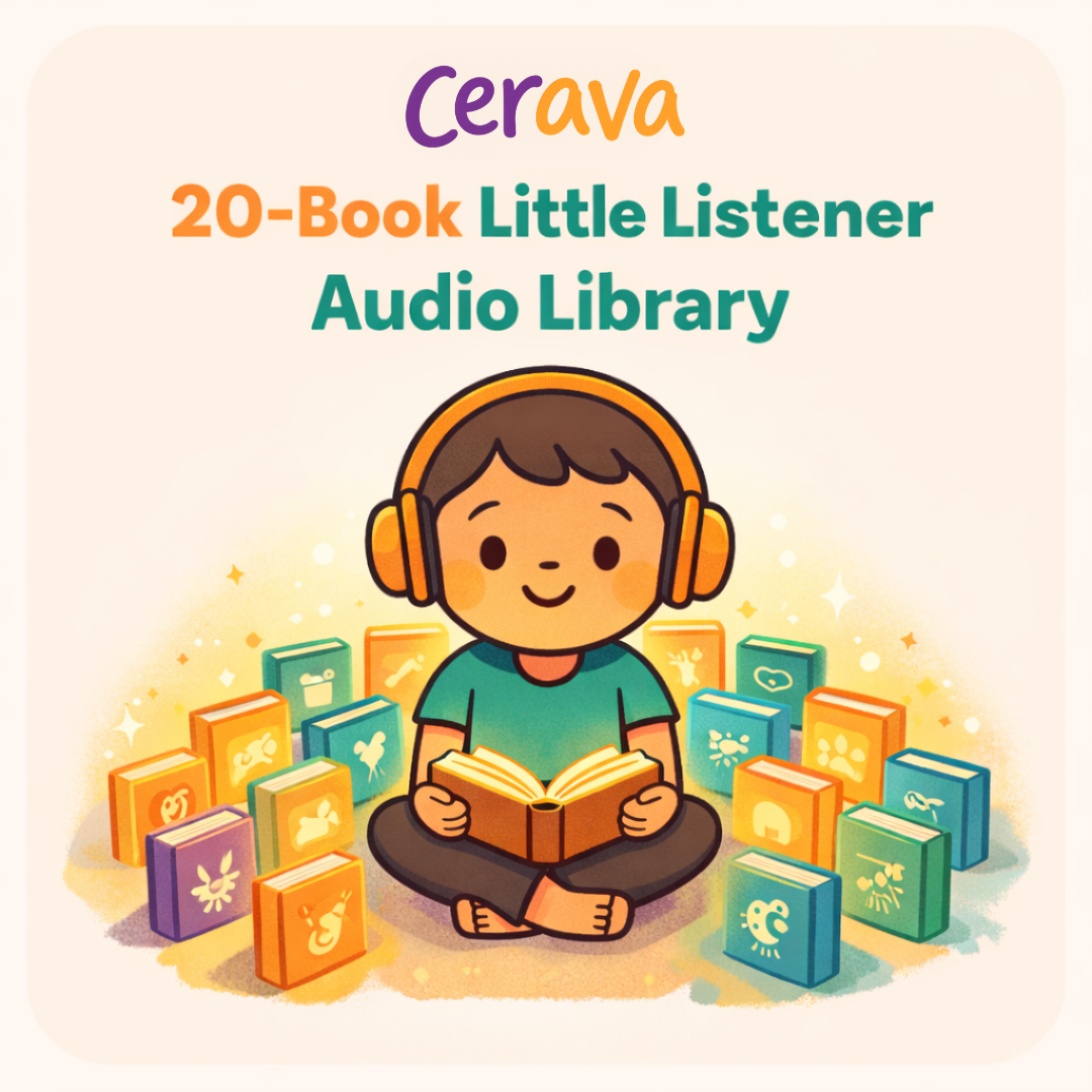 Cerava™ 20-Book Little Listener Audio Library