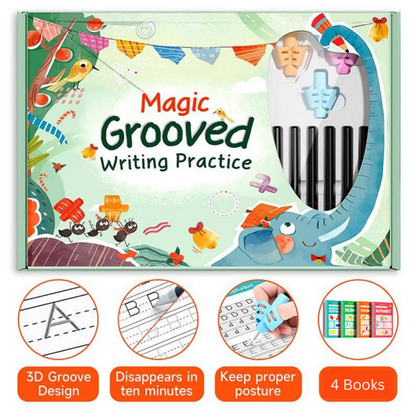 Cerava™ Magic Grooved Writing Practice Set