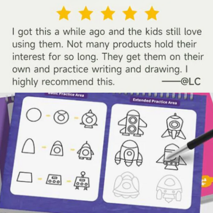 Cerava™ Magic Grooved Writing Practice Set
